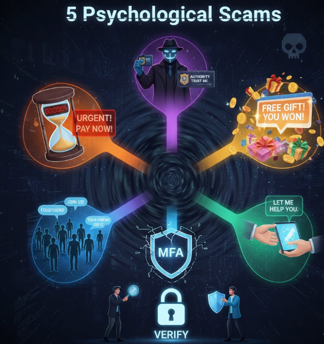 5 Psychological Tricks Hackers Use