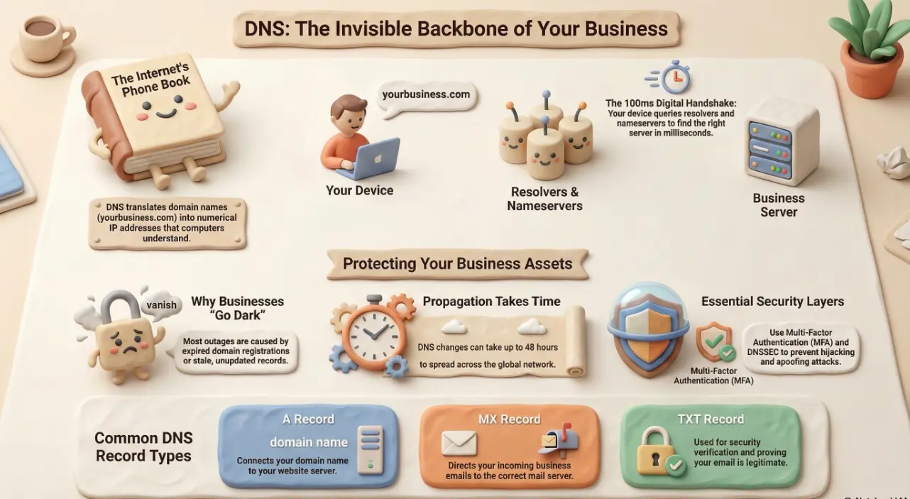 DNS domain name system explained for business owners