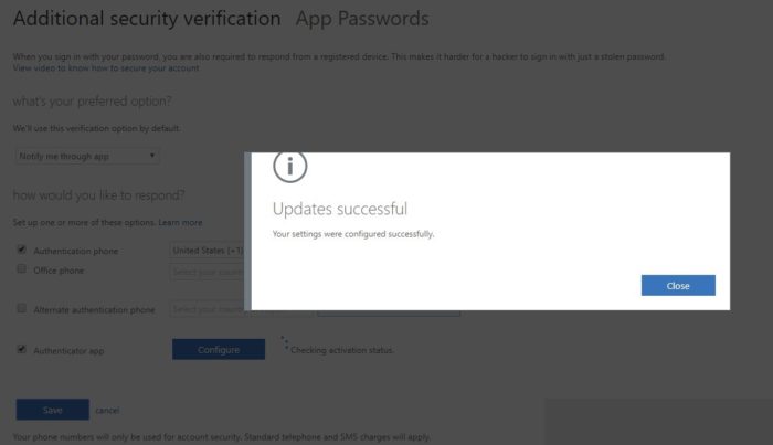 office 365 authentication