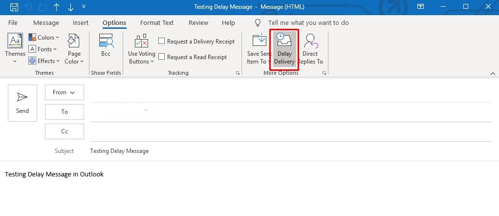 Schedule an Outgoing Email in Outlook - Andi-Tech