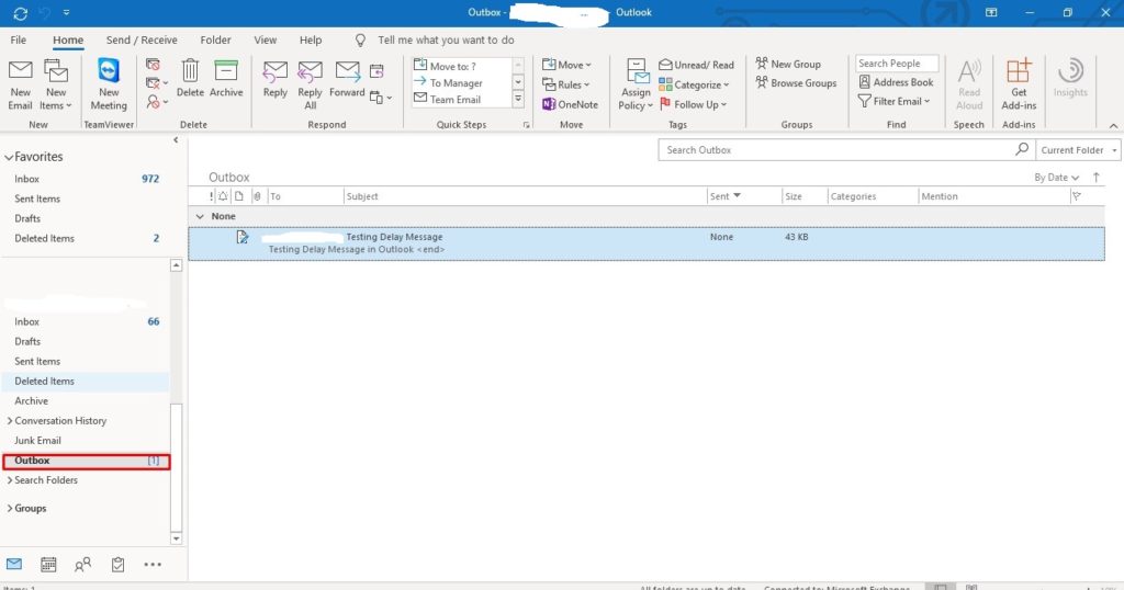 how to delay outgoing messages in outlook